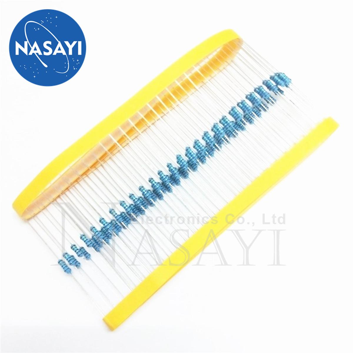 10PCS 1/4W Gold Film Resistor Precision Resistor 1% Metal Film Resistor 270R-470R
