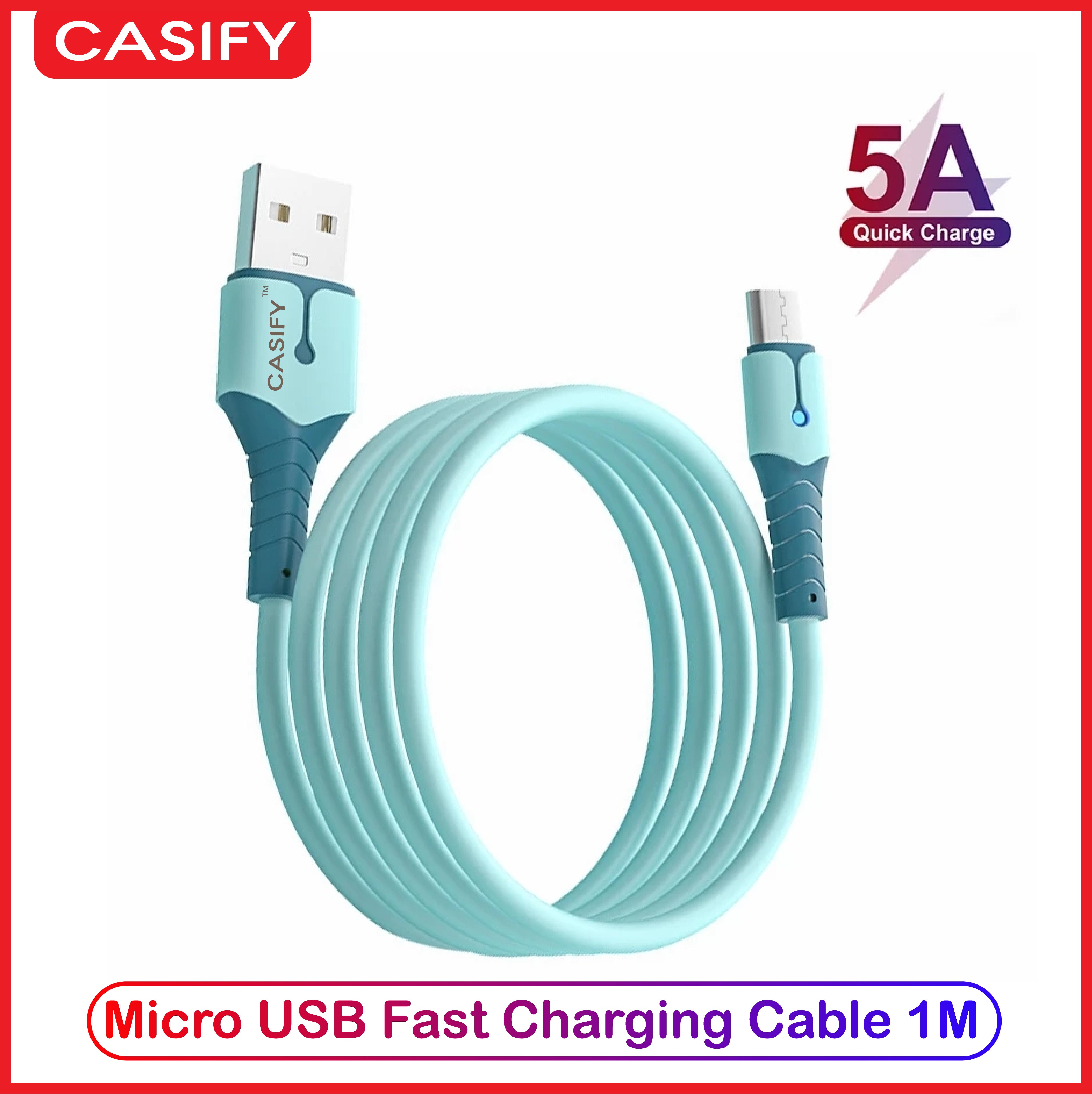 CASIFY CM01 Micro USB 2.4 Fast Charging Cable - 1M Support 5A