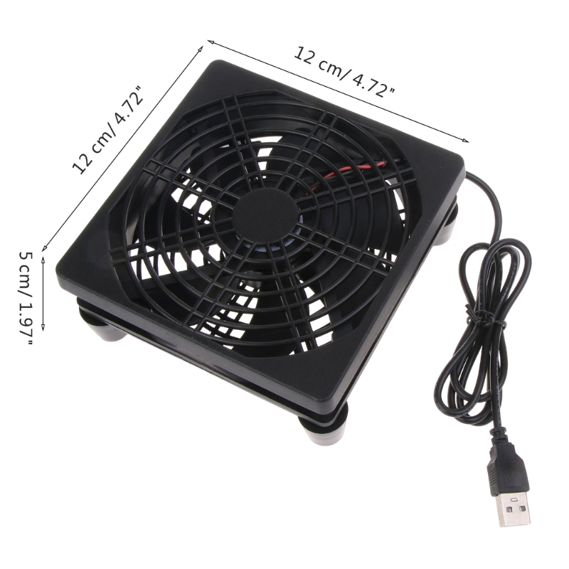 120mm Cooling Fan Router Cooling Silent Fan For Set-top Box DVR Computer. 