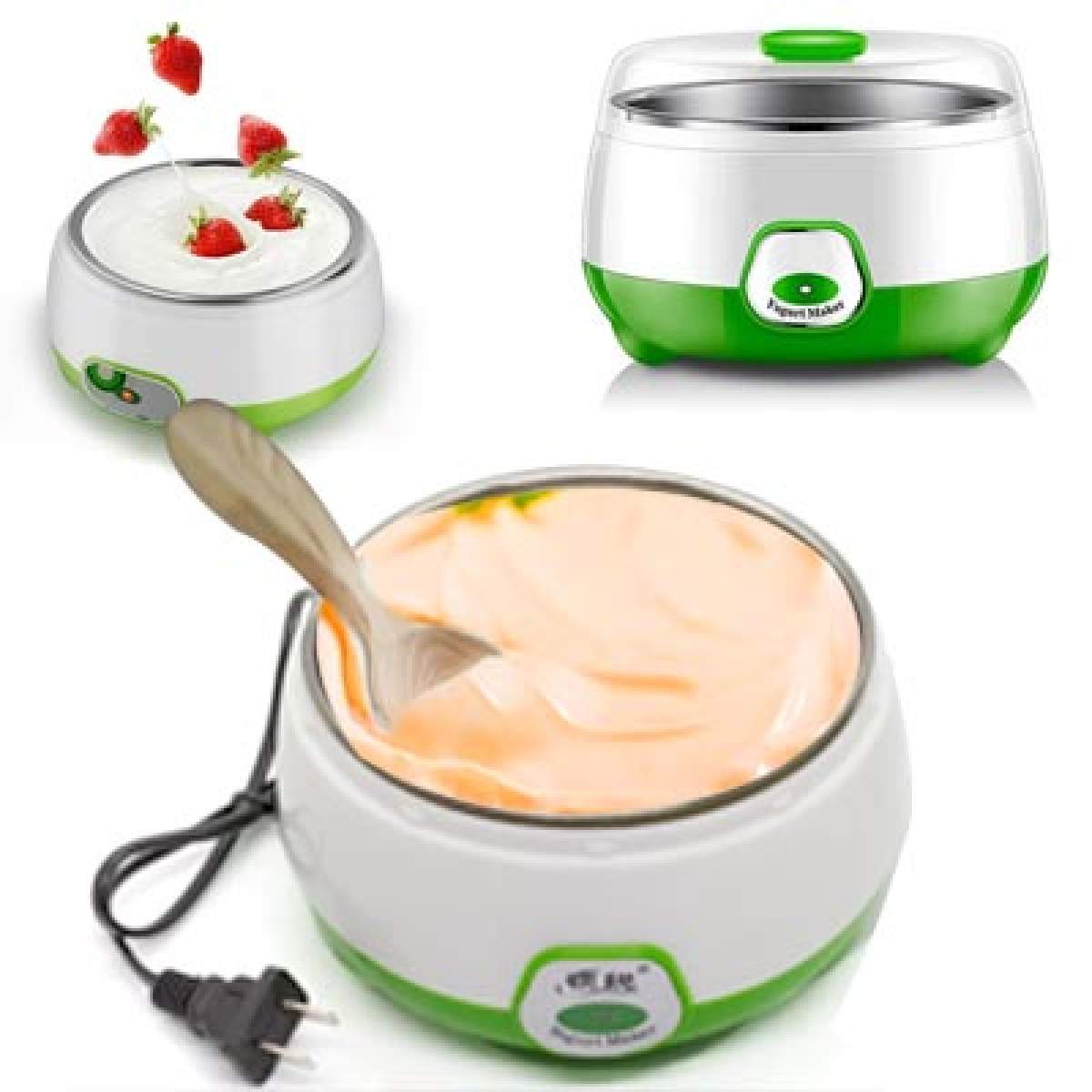 Automatic Yogurt Maker Stainless Steel Inner Container 220V, Yogurt Maker. 