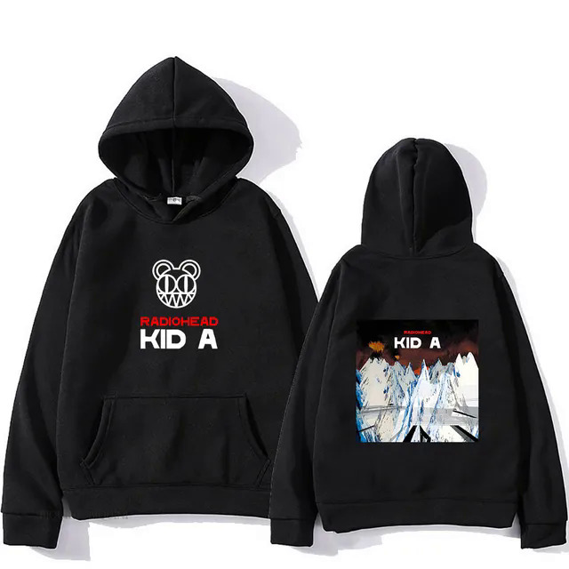 Radiohead Kawaii/Cute Cartoon Hoodies Manga Sweatshirt Fleece Anime Men/women Clothes Funko Pop Soft Warm Streetwear Comic Hoody. 