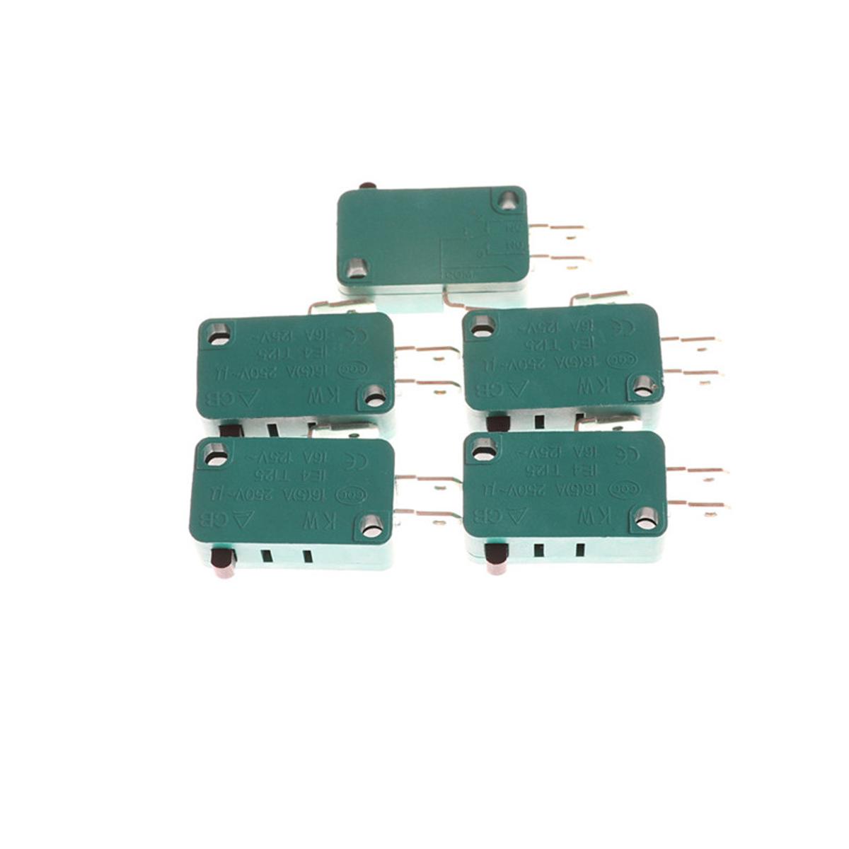 5Pcs Normally Open Close Limit Switch KW7-0 15A 16A Micro Switch Encounter