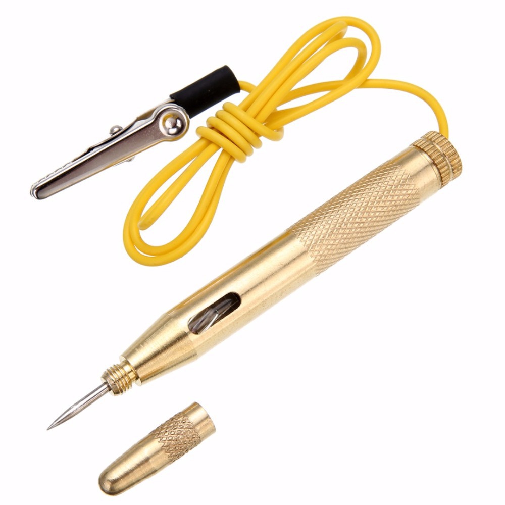 Practical New Test Pens Car Circuit Fuse Electrical Testers Voltage Tester 6V/12V/24V Probe Pen Pencil Test Light. 