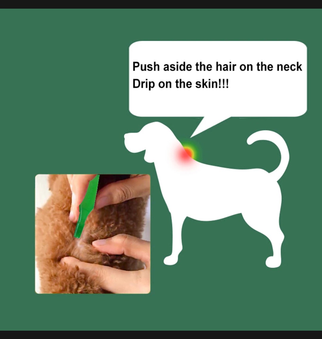 Flea Killer Spot On Dog & Cat, flea tick repeller spoton spray. 