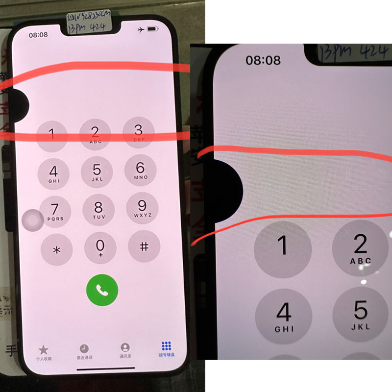 Defect 6.7 For iPhone 13 Pro Max LCD High Quality Touch Screen Digitizer Assembly For iPhone 13ProMax A2643 A2484 Display. 