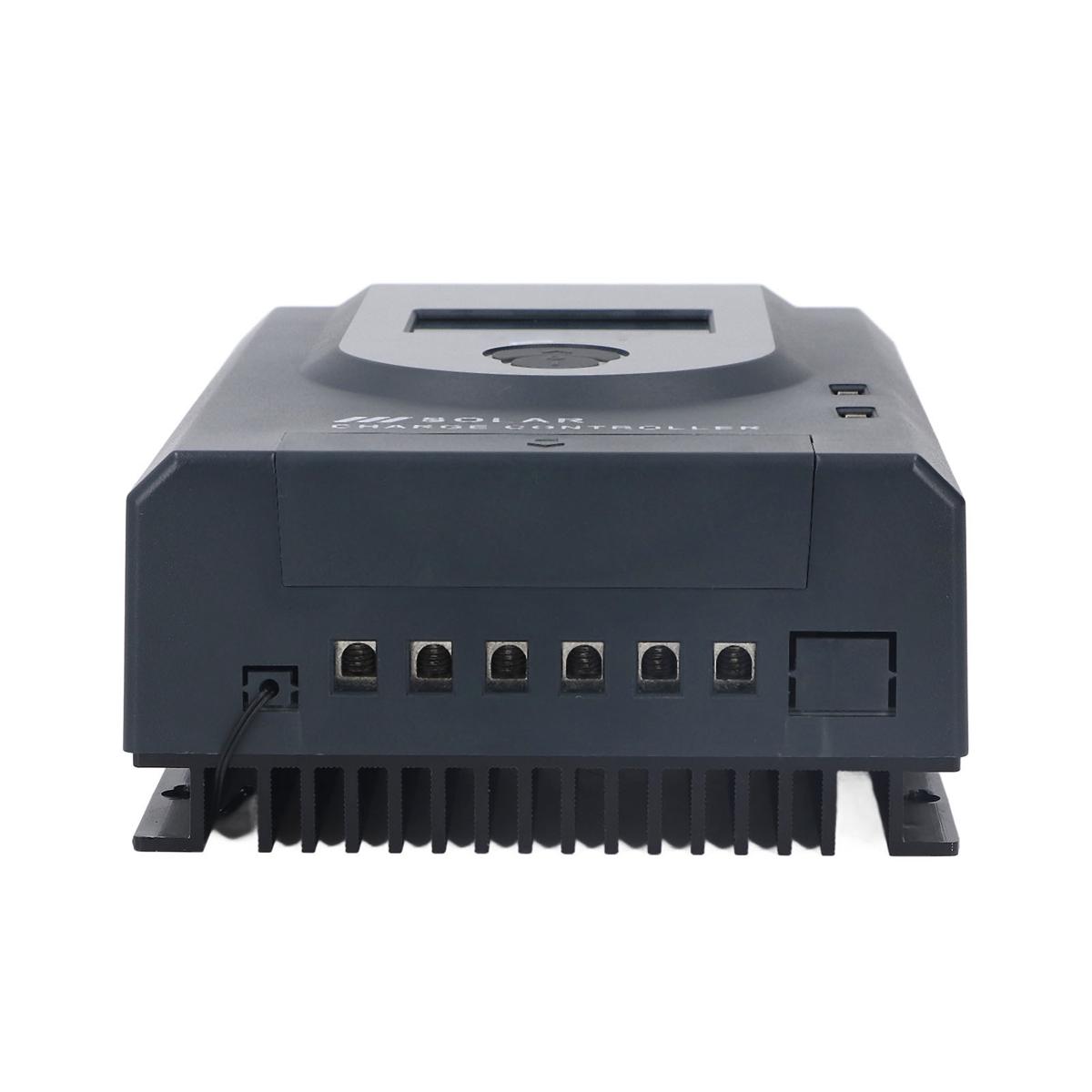 Solar Charge Controller, Built in Bluetooth Ultra High Conversion Rate Universal Solar Panel Regulator for Street Lights