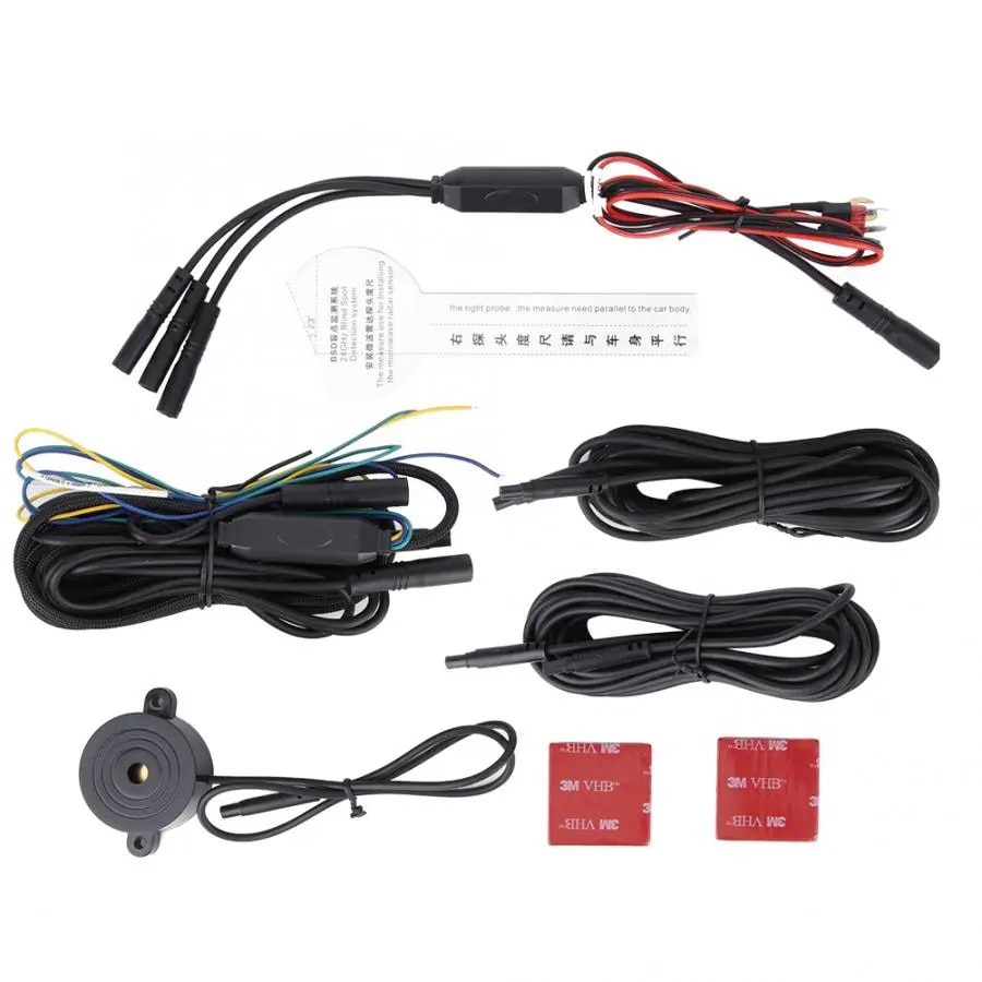 12V Blind Spot Detection Monitoring System Kit BSD Dead Zone Sensor Car Parking Sensor Universal Automobiles Blind Spot Sensor. 