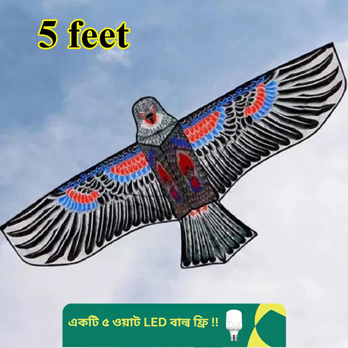Chil kite multicolor New Design Stylized Eagle 3D hawk bird scarer kite