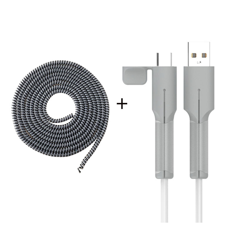 USB Type-C Soft Silicone Charger Protector/Cable Protector Data Line Cord Protector /Protective Case Cable Winder Cover For Android Charger Cable Protect CP20. 
