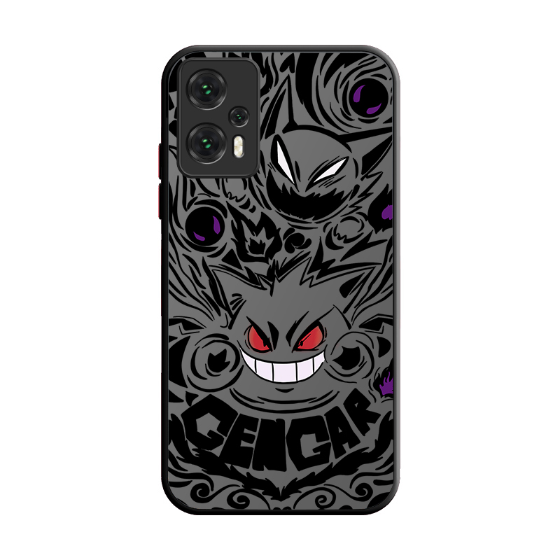 P-Pokemon Evil Gengar Bumper Case For Xiaomi 13T 12T 11T 10T 13 12 11 Lite 5G NE POCO X6 M6 Pro 4G X3 NFC X4 GT X5 F3 F4 F5 F6. 