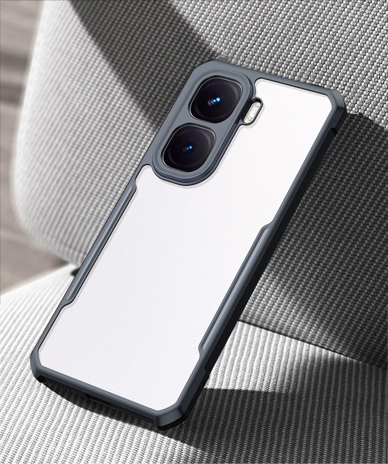 Amazon Best Back Case Cover for iQOO Neo 10/Neo 10 Pro | Compatible for IQooNeo10 Back Case Cover | Clear Case with Camera Protection | (TPU + PC | Matte Black) IQOO NEO 10 Back Case XUNDD. 