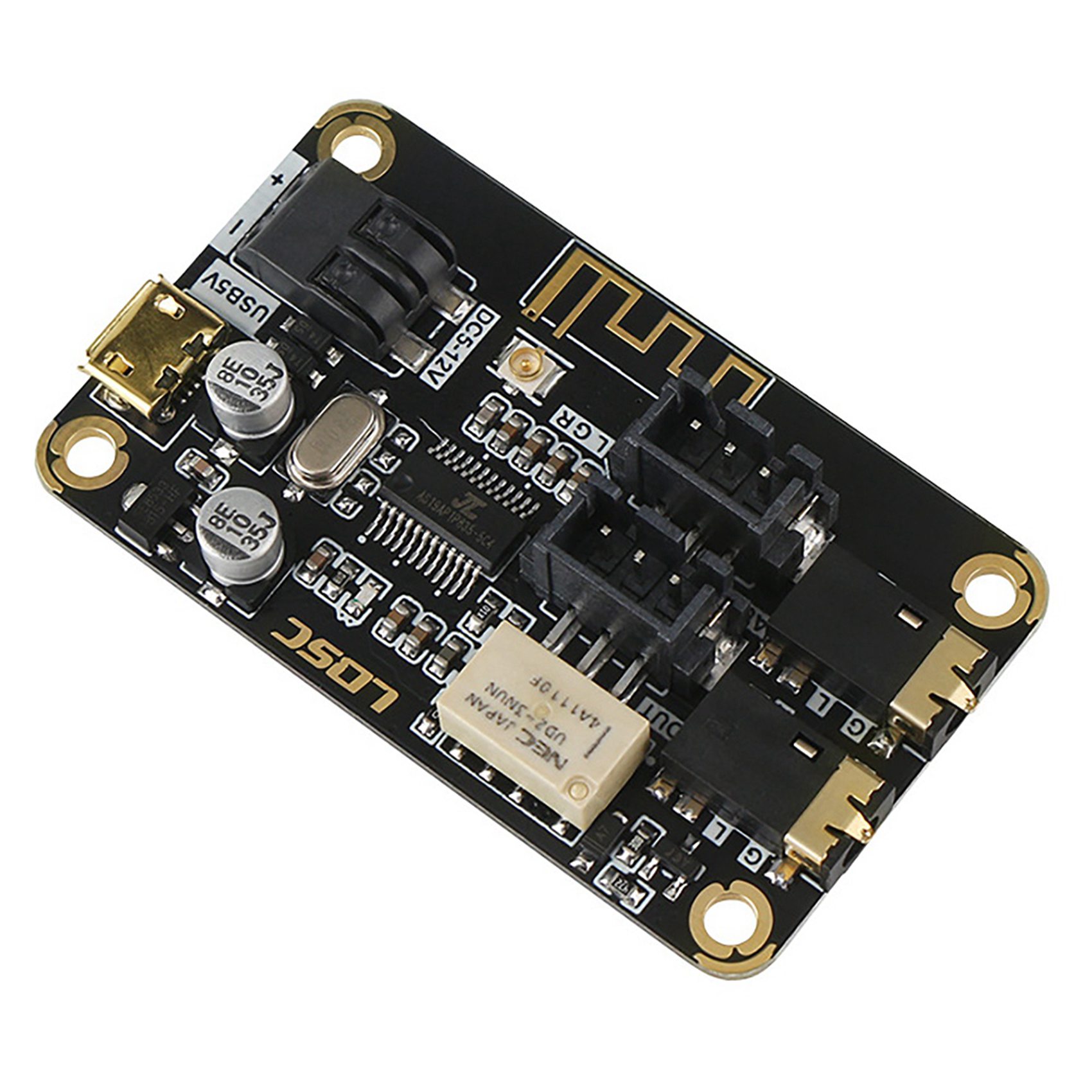 LQSC TDA7850 2.1 Channel Power Amplifier Board 2X80W with Bluetooth Decoder Board. 