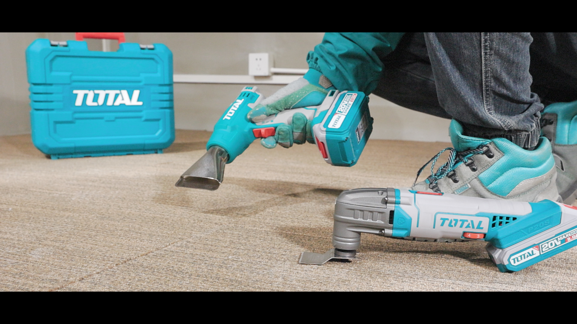 TOTAL TOSLI230705 Lithium-Ion cordless 2 pcs combo kit. 