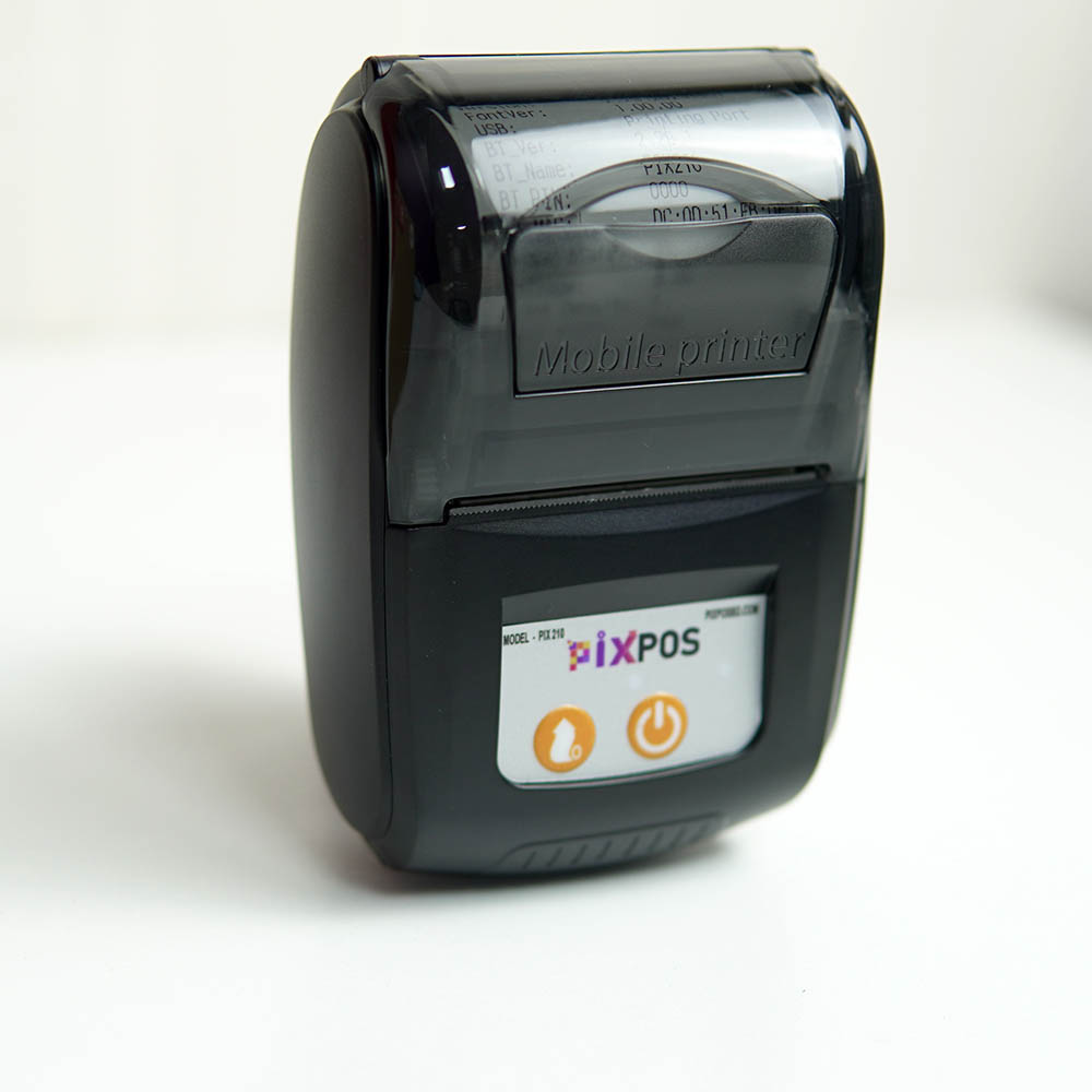 Mini Pos Printer with Type C Port Thermal Receipt Printer, Bluetooth Wireless Mini Bill Printer Compatible Pocket Ticket Printing 58x40mm thermal pos printer work on mobile and computer. 