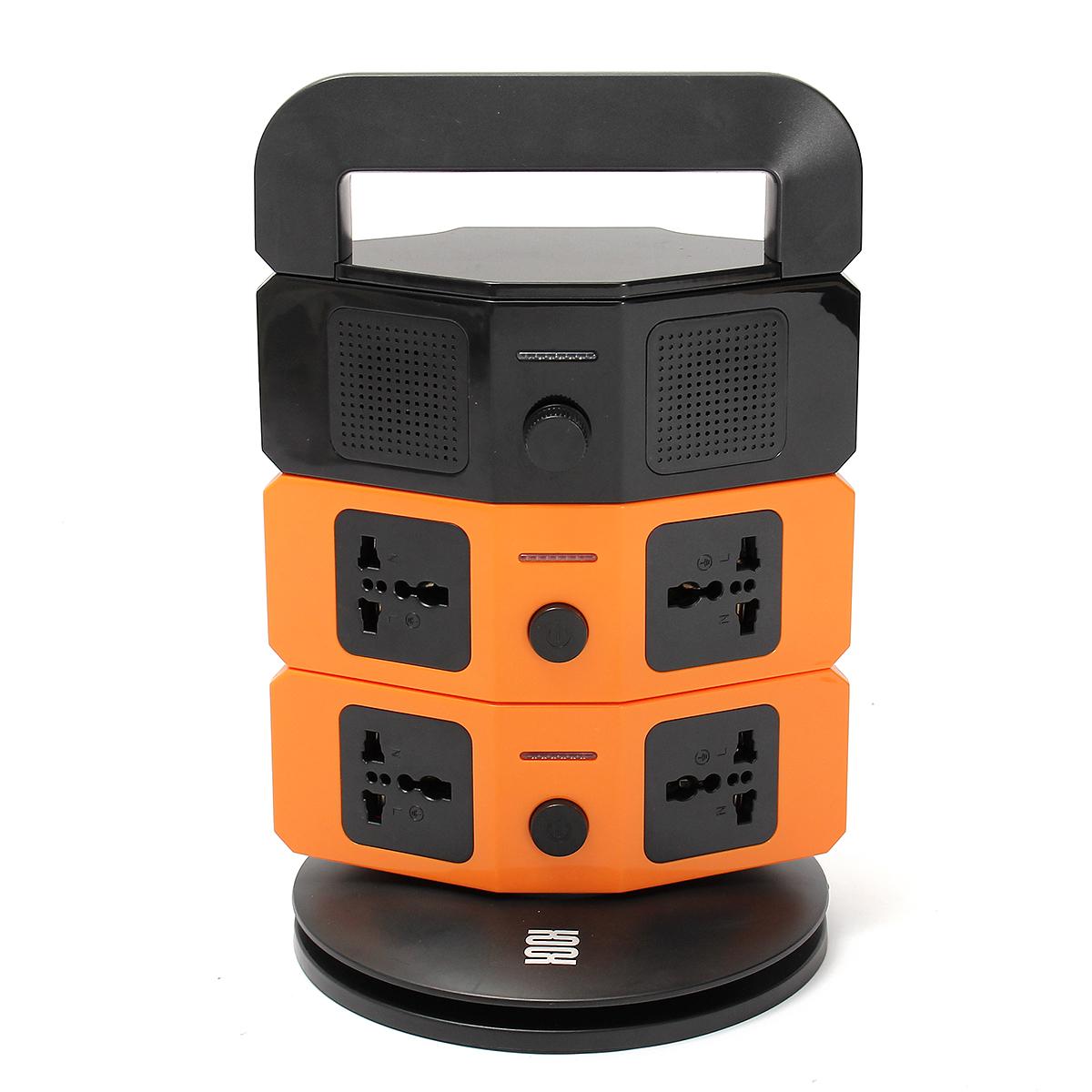 Universal EU Plug Type Socket Wall Charger Dock Station + Bluetooth Speaker