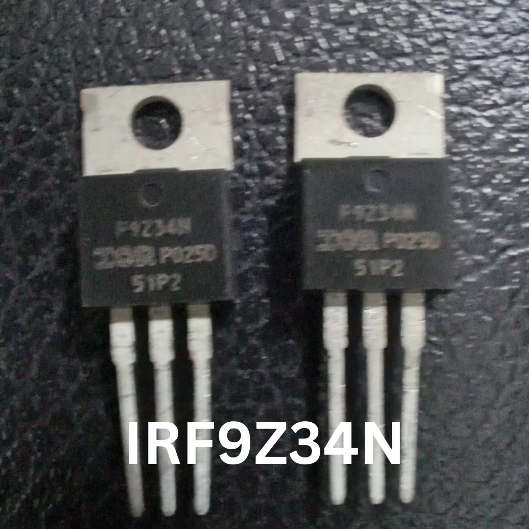 IRF9Z34NPBF IRF9Z34N IRF9Z34 55V 19A 56W TO-220 MOS FET Transistor P-Channel Power MOSFET 3 Pin Leads. 