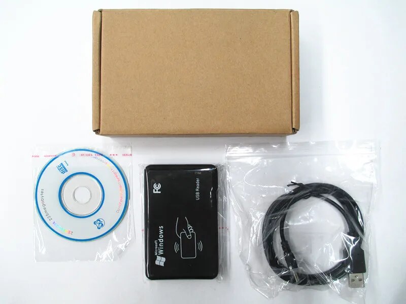 New USB 125khz RFID Reader Writer ID card Copier duplicate copier tag KeyFob COPY EM4100 EM4102 Proximity T5577 2 software. 