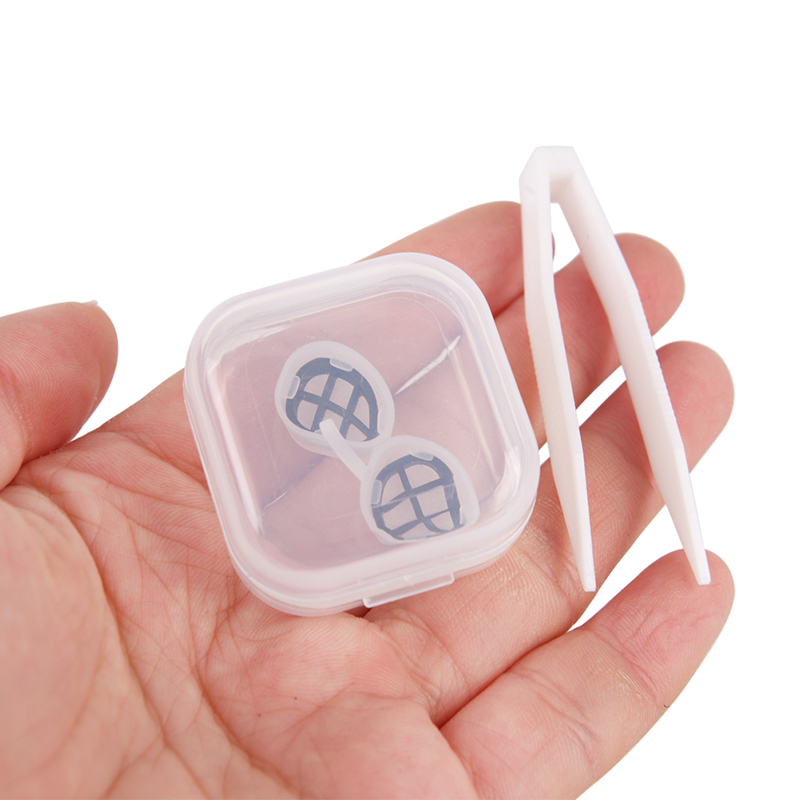 1Set Round Shape Comfortable Nose Invisible Nasal Filters Anti Air Pollution Pollen Allergy Mask Removable Nose Dust Filter. 