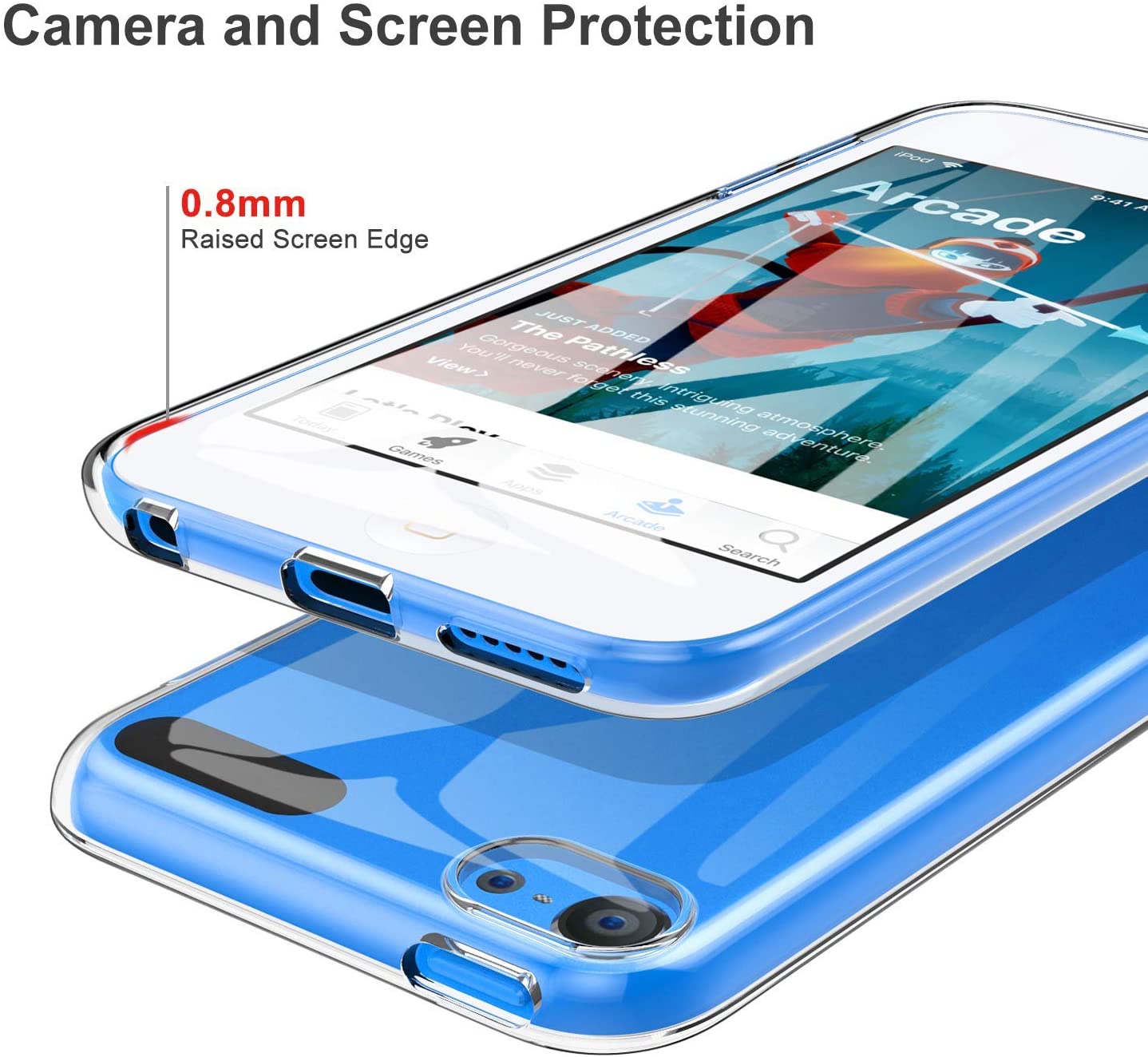 Ultra Thin Clear Soft TPU Back Case Cover For Apple iPod Touch 5th 6th 7th Gen Touch5 Touch6 Touch7. 