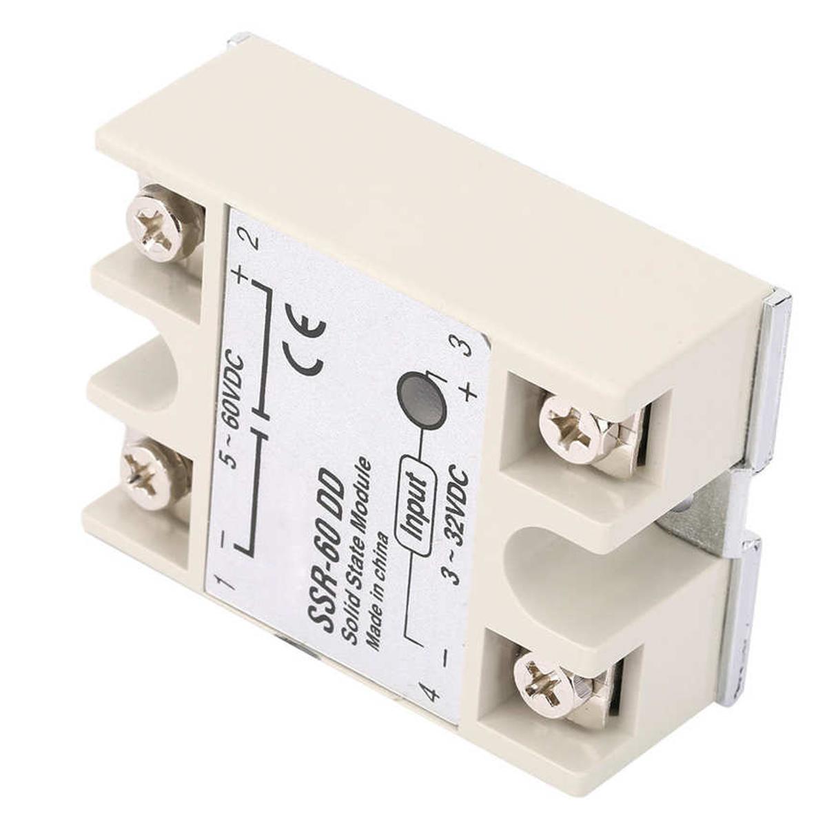 Solid State Relay 60A DC-DC SSR-60DD 3-32VDC to 5-110VDC SSR