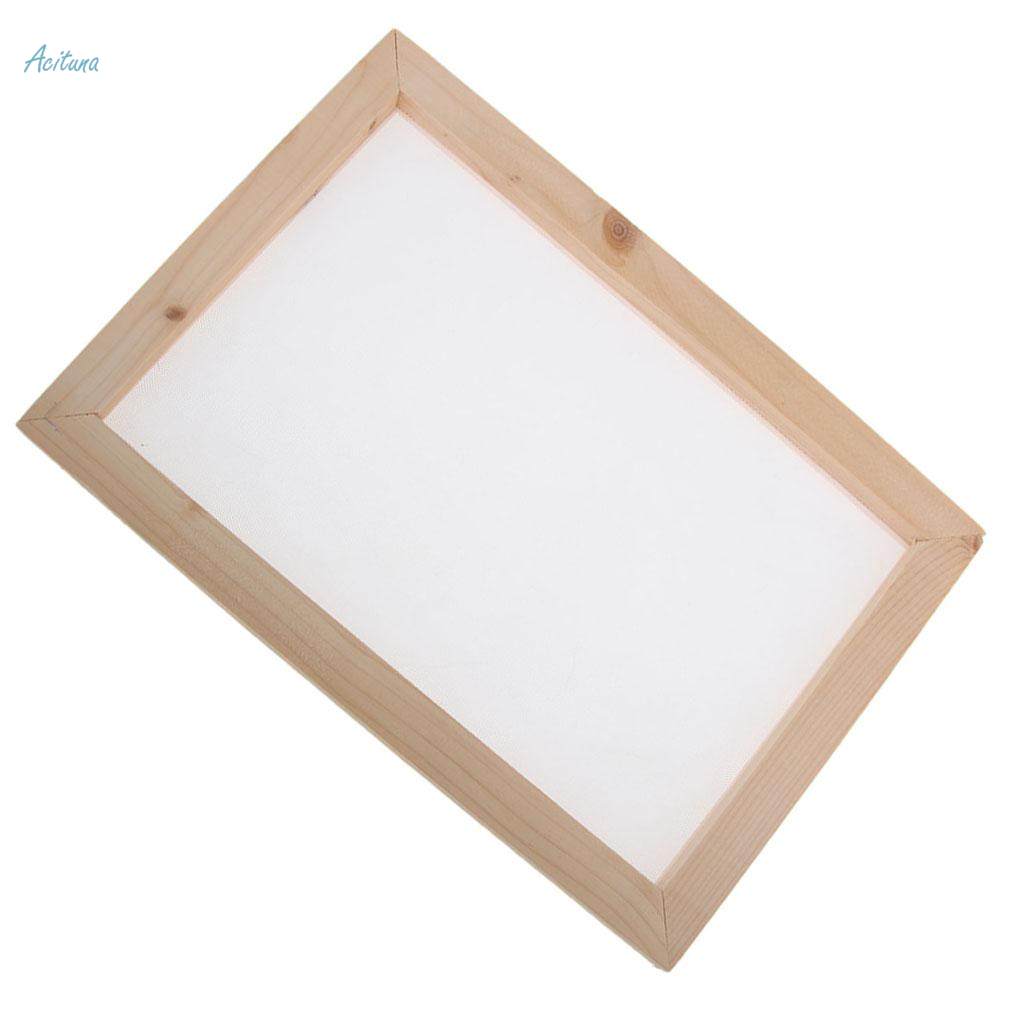 4X A4 Paper Making Mould Kit Making Handcraft Art Paper Making Supplies 20x30cm. 