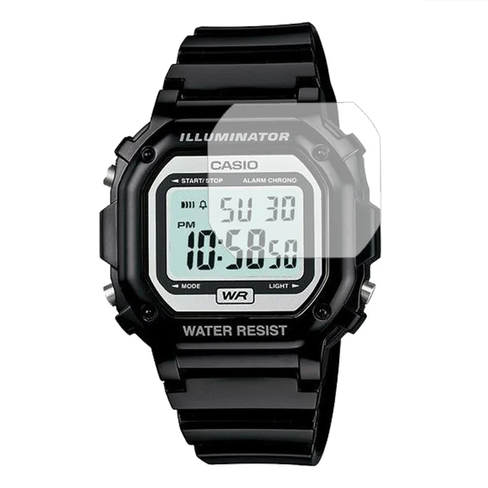 2pcs Watch Screen Protector for Casio A158W F-91W DW5600 5610 AE1200WH MQ-24 Soft Clear Anti-Scratch Waterproof Fill Protectors. 