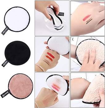 Amazon.com: Powder Makeup 6Pcs Makeup Removal Pads Reusable Makeup Remover  Pads Double- Side Puff Facial Cleaning Pads Reusable Cotton Pads for Women  Ladies Face Cleansing Pads : Beauty & Personal Care