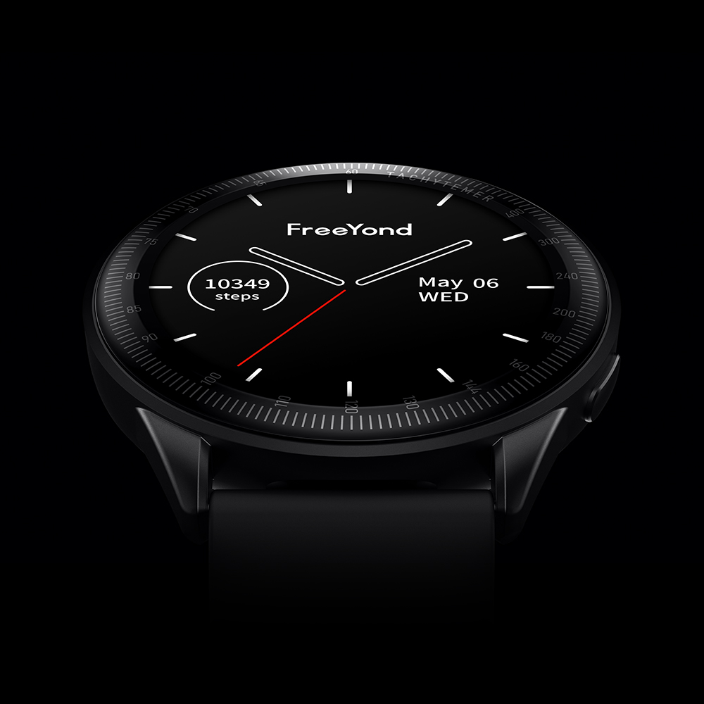 FreeYond Smart Watch S1 IP68 Waterproof, Good Battery Backup, Bluetooth Calling, Heath Monitoring, Communication Management. 
