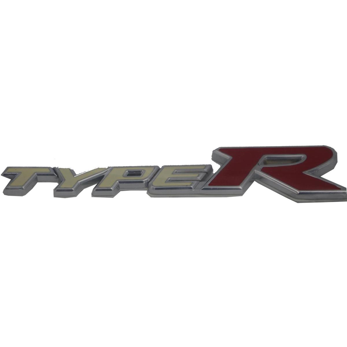 Car Monogram Logo-Typer Red and White