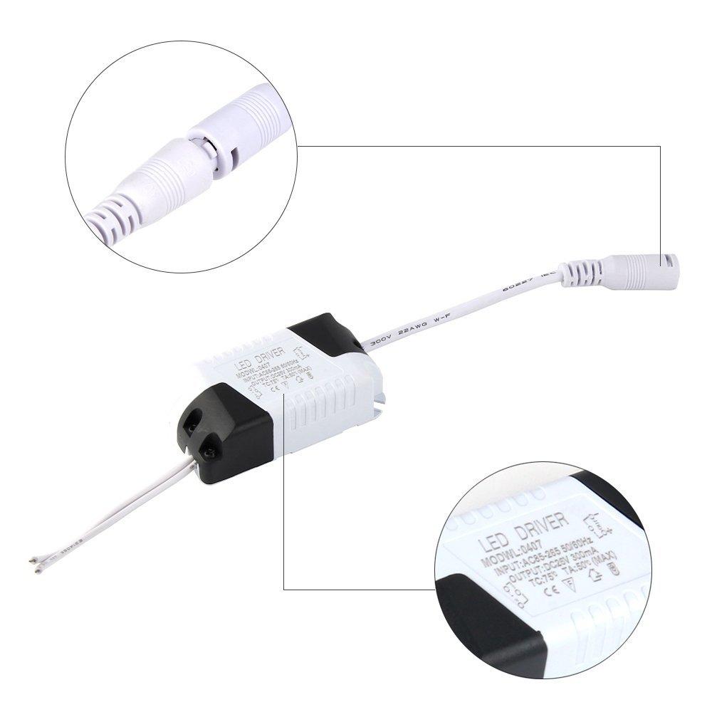 LED Panel Light Round Ceiling Light 9 Watt Warm Color. 