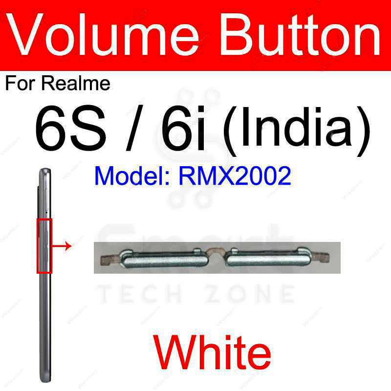 Power Volume Out Side Key Side Button For Realme 7 7 Pro 6 6 Pro 7i 6i 6S 4G 5G External Volume Button + Power ON OFF. 