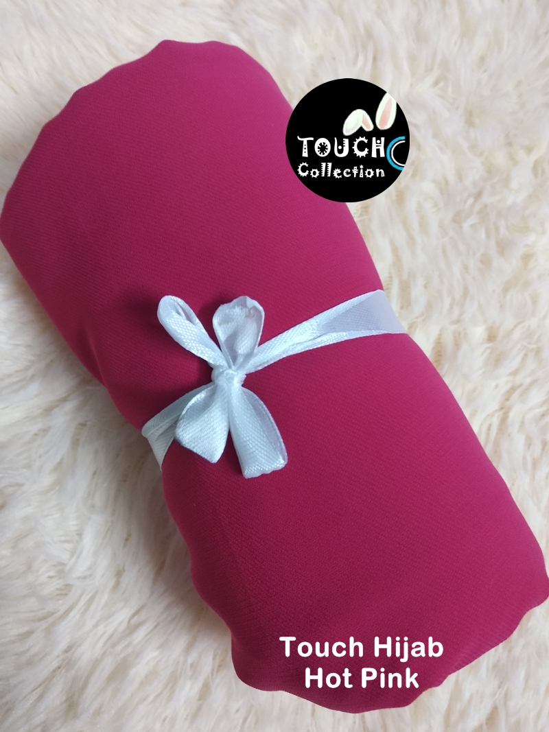 Hijab Premium Quality Chiffon Georgette Colour: Deep Pink Size: 90" X 30" - Hijab Collection - Hijab - Hijab Collection - Hijab Collection - Niqab. 