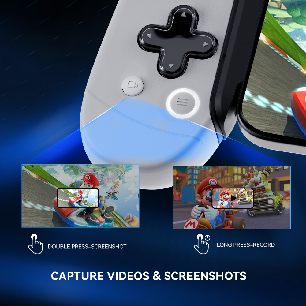 LEADJOY M1C+ Mobile Phone Gamepad Gaming Controller for iPhone 15 Android 3Ds emulator Cloud Gaming with Hall Effect Joystick. 