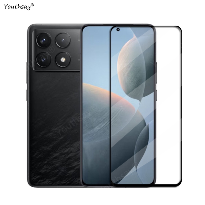 Poco F protective lens film ro screen protector o F6 P Xiaomi Poc6 Pro Poco F6 in 1 glass full coverage tempered glass suitable for 6 Pro. 