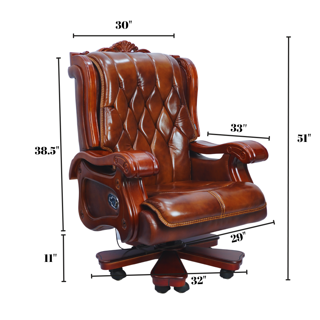 Royal Cowhide Leather Boss Chair (FT-BSC001)