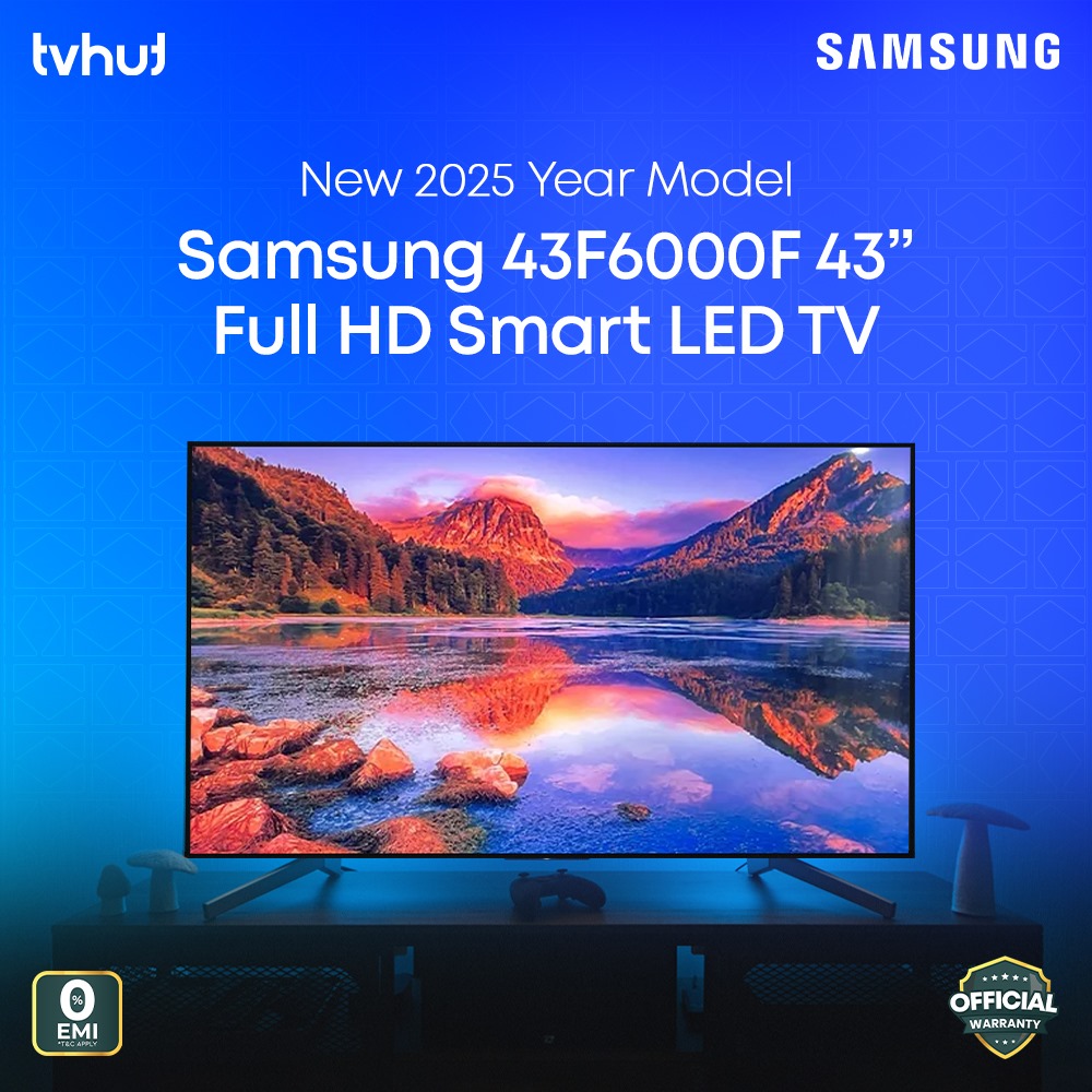 Samsung 43F6000F 43 Inch Full HD Smart LED TV with Official Warranty and Free Delivery