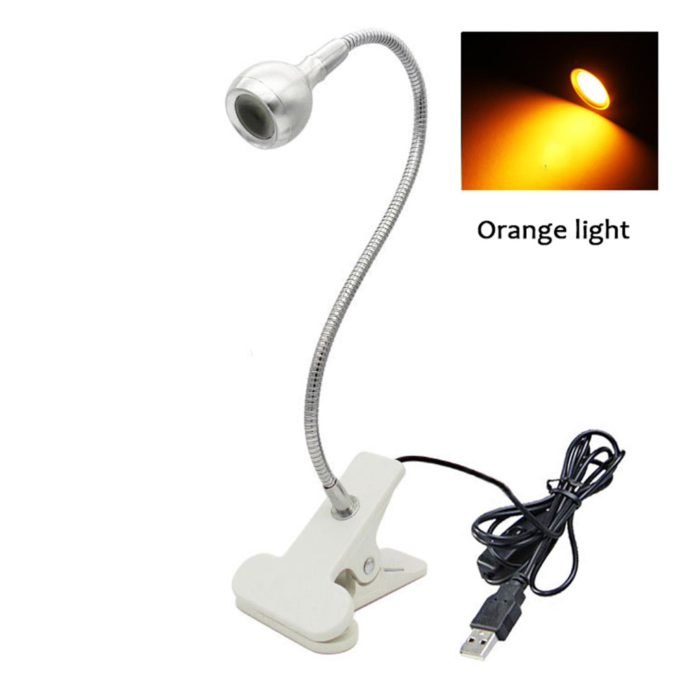 1PCS Adjustable Goosenecks Clip On USB LED Lamp Music Stand And Book Reading Lights USB Reading Night Light Book Lights New. 