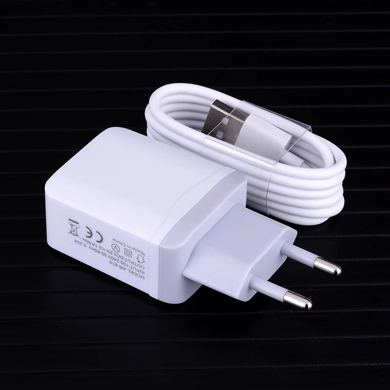 TECNO Spark 5 Realme C1 XT OnePlus 3 Phone Charger 5V 2A Wall adapter Type C USB Micro Charge Cable For Xiaomi Poco X3 Redmi 6A. 