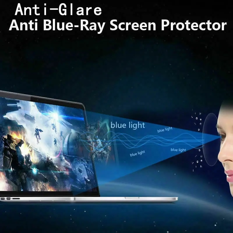2X Anti Blue Light and Anti Glare Screen Protector for Lenovo IdeaPad Flex 5 Gen 8 16 /IdeaPad Flex 5i Gen 8 2-in-1 16 16:10. 