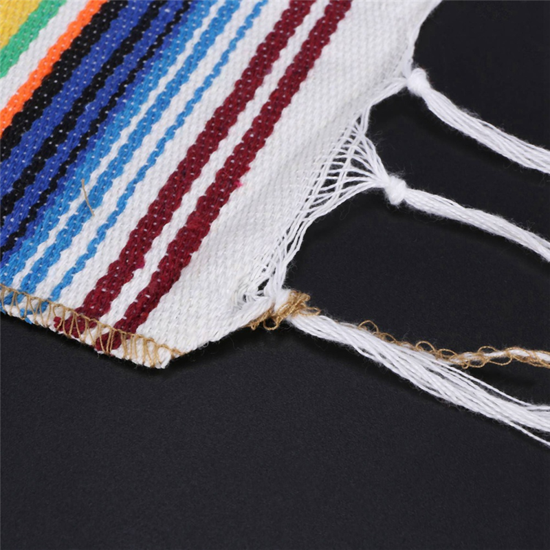 24x Mexican Table Place Mats, Fringe Blanket Table Runner 12 x 16 Inch (Random Color Placemats). 