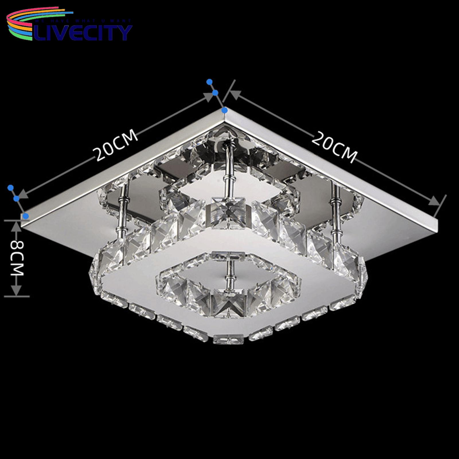 Corridor Ceiling Light Flicker Free Modern Square LED Ceiling Light Lighting Fixture. 