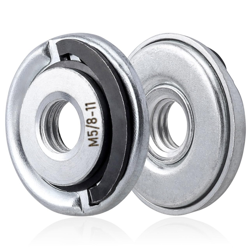 NCANRUI 2Pcs Quick Change Angle Grinder Flange Nuts 5/8-11 Grinder Nut Replacement Lock Nuts Grinder Locking Nuts