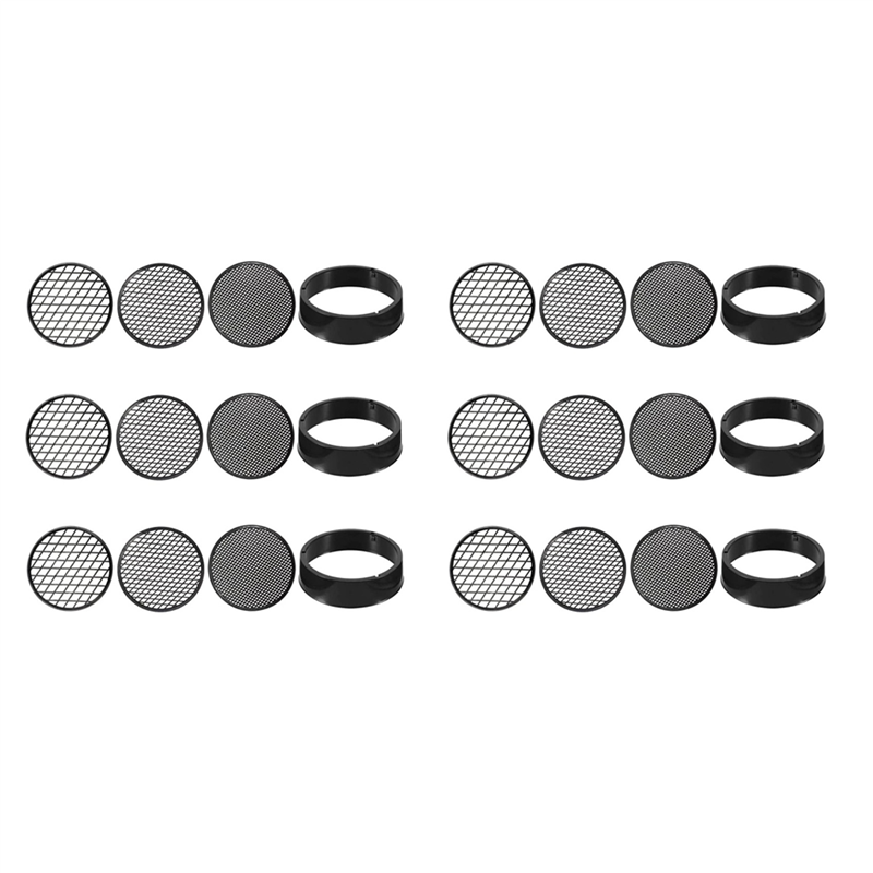 6Pack Sifting Pan Outdoor Gold Panning Soil Sifter Garden Sieve Mesh Garden Mini Sifting Pan Soil Sand Sieve for Outdoor