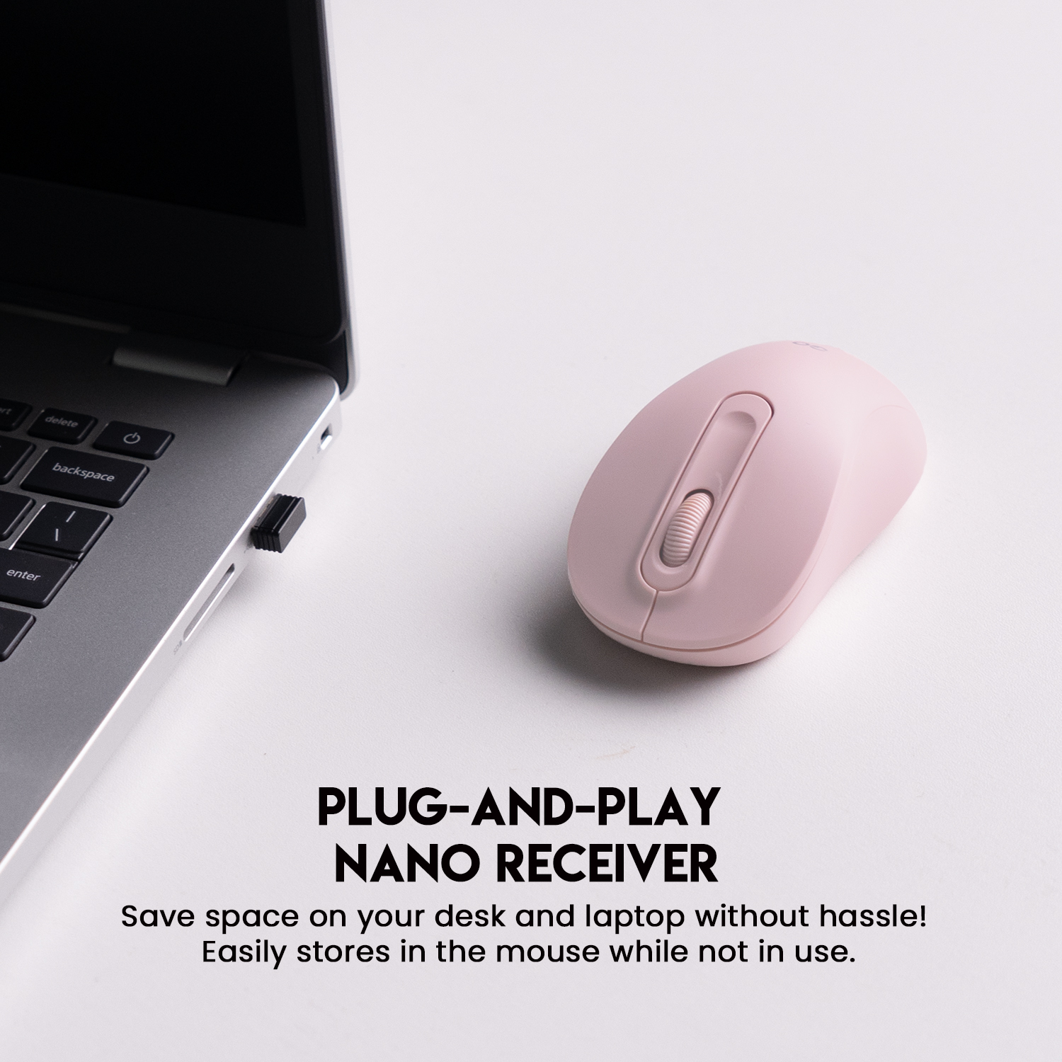 FANTECH GO W608 Wireless Mouse With 2.4GHz Wireless Connection Symmetrical Grip Adjustable DPI 1600 For Gaming Gammer Office Home AA Battery Included. 