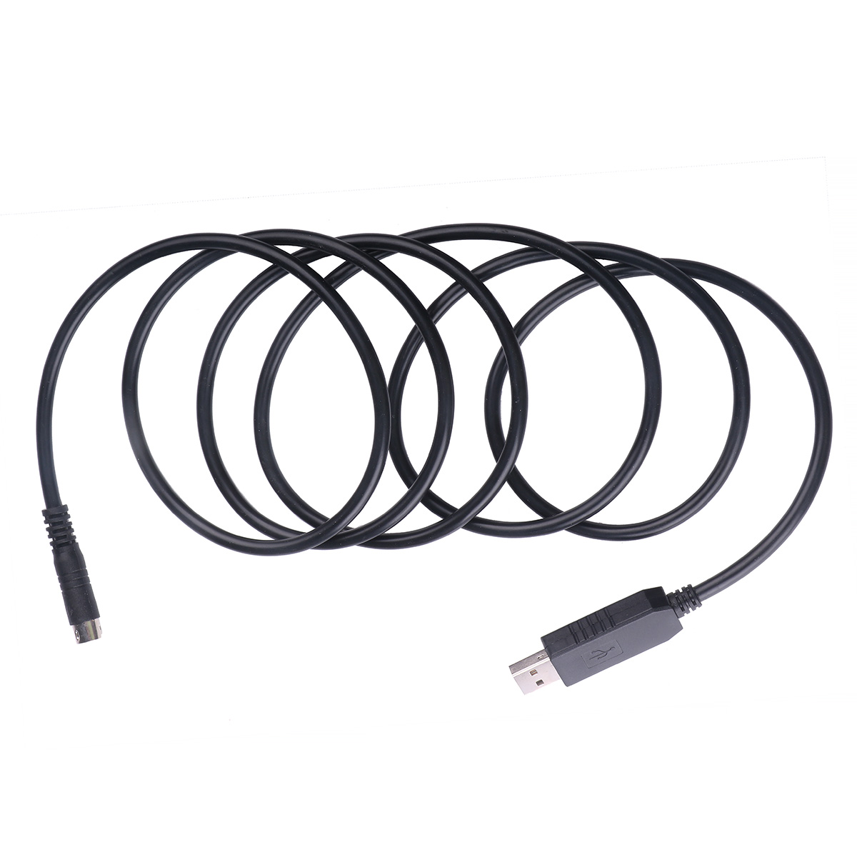 1761-cbl-pm02 USB DB9 to 8 Din RS232 Serial Programming Cable for Allen Bradley PLC 1000 1100 1200 1400 1500 Series. 
