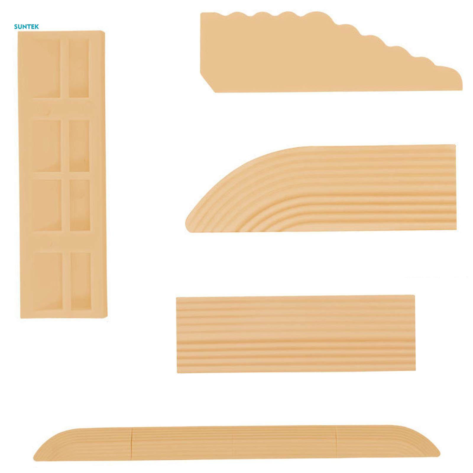 3x4x Threshold Bars Step Ramp for Robot Vacuum Cleaner Beige Yellow