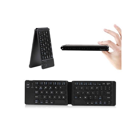 B68 Folding Bluetooth keyboard Rechargeable For Mobile And PC. 