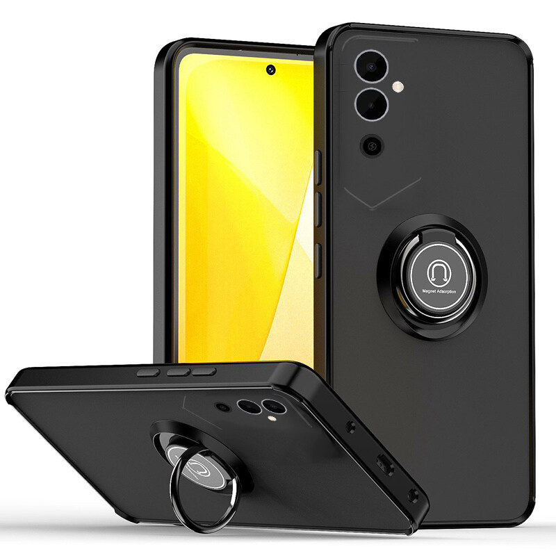New Phone Case For Tecno Pova Neo 2 Cover Side Stripe Design Soft Matte Texture Multifunctional Bracket All Inclusive Protection For Tecno Pova Neo 2 Case. 