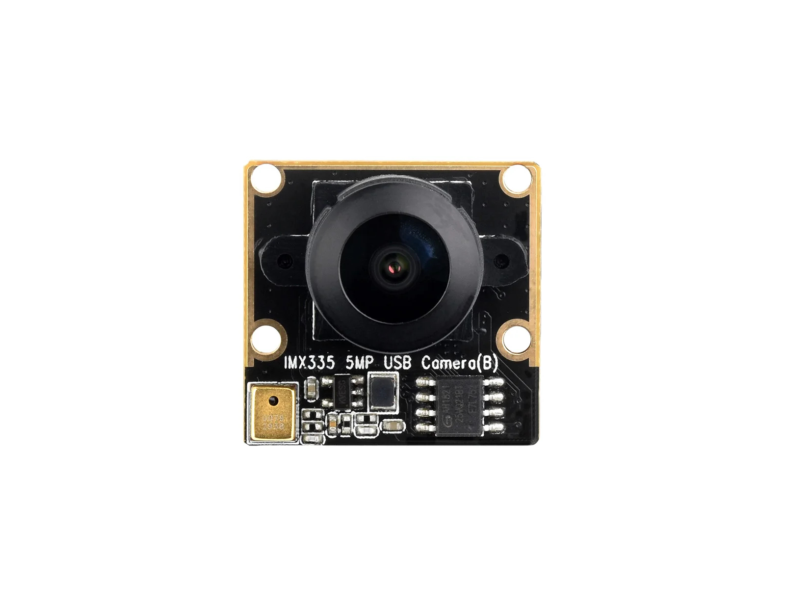 Waveshare IMX335 5MP USB Camera (B), 2K Video Recording, Better Sensitivity In Low-Light Condition, Wide Dynamic Range. 