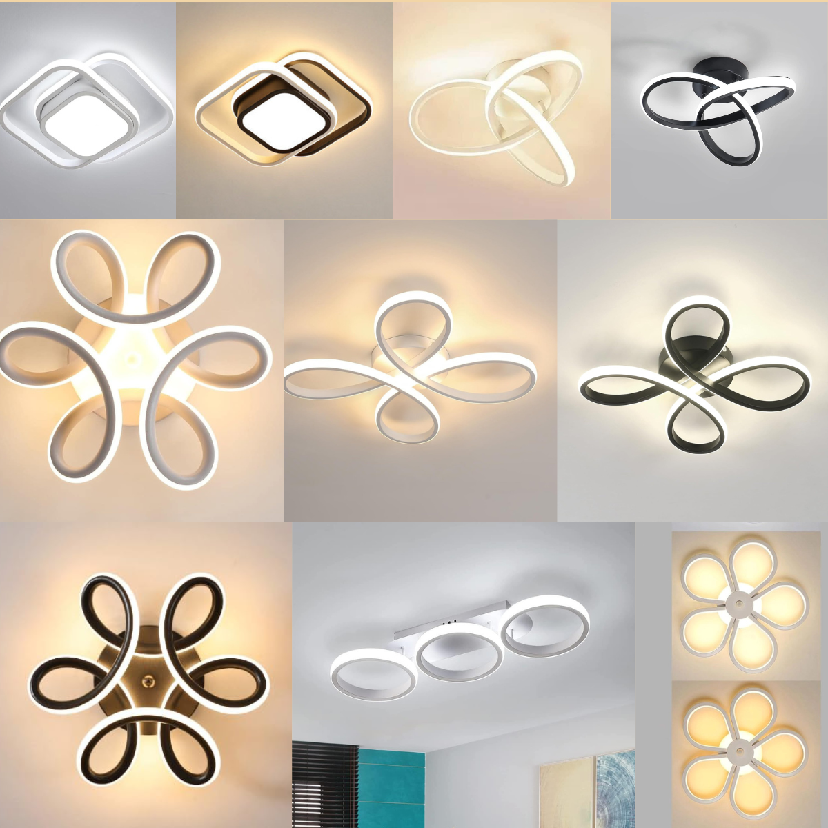 Modern LED Aisle Ceiling Lights – Stylish, Energy-Efficient & Decorative 3 color (SH Store BD)